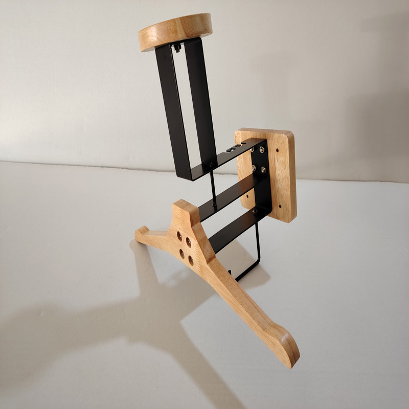 Cross-border best-selling wooden helmet rack, motorcycle jacket stand, sports equipment storage rack, wooden clothes and hat wall mount rack