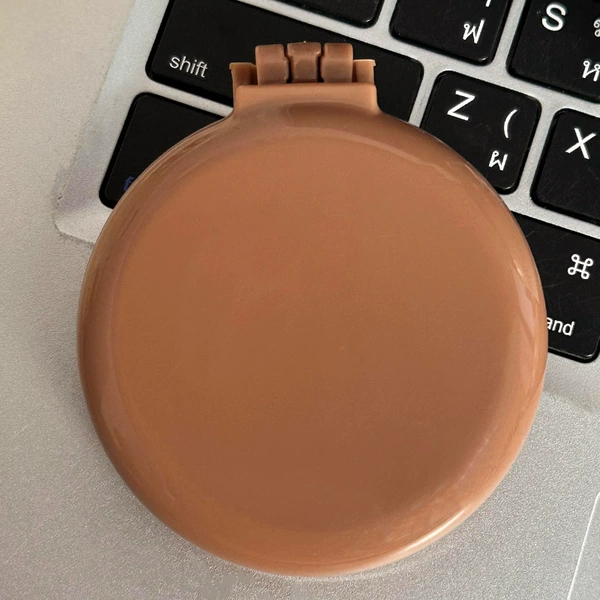 Folding Mirror Comb [Bright Coffee]