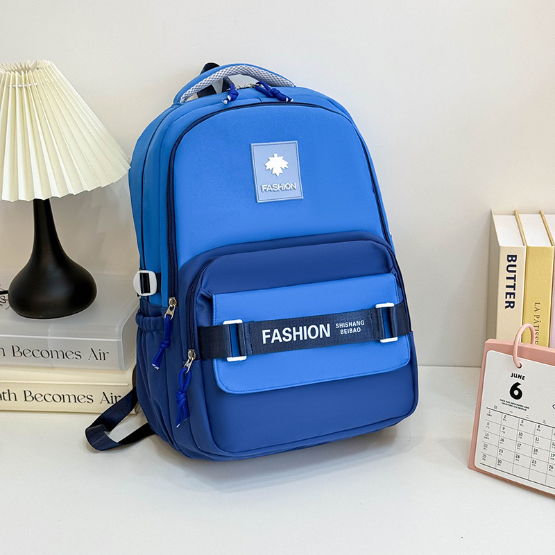 Nueva mochila de gran capacidad para mujer, color de contraste japonés, marca de marea ligera, mochila escolar para estudiantes universitarios, bolsa de viaje de ocio, bolsa para computadora para hombres