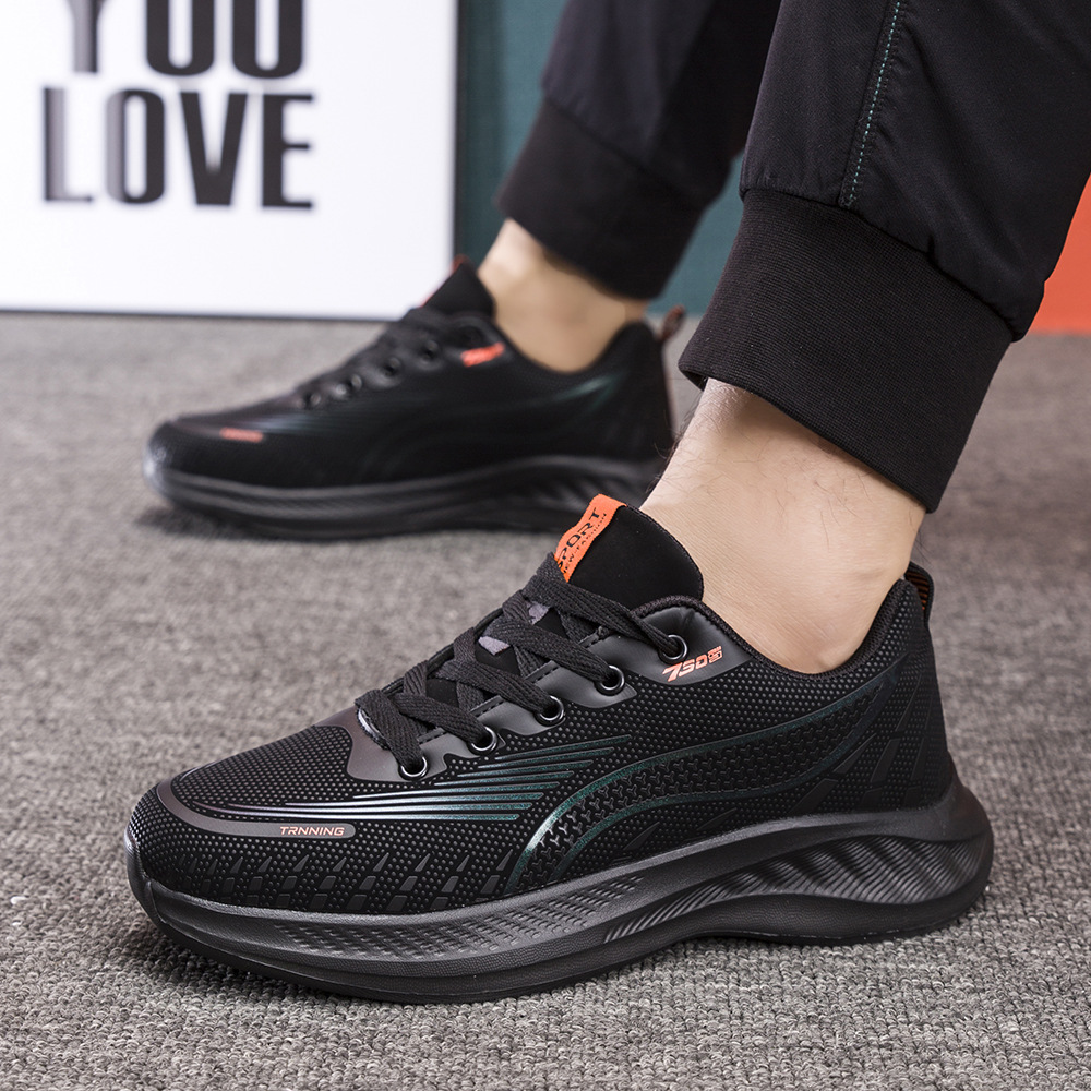 Herren-Sportschuhe, Lederschuhe, Arbeitsschuhe, Turnschuhe, Stoff, atmungsaktiv, Fußgewölbeunterstützung_voghion.com