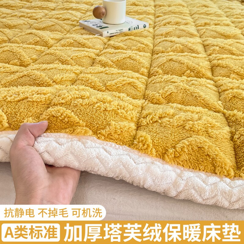 Class a Milk Velvet Mattress Cushion Winter Home Bedroom Taffeta Mattress Dormitory Single Bed Bottom Bed Pad Class a Milk Velvet Mattress Cushion Winter Home Bedroom Taffeta Mattress Dormitory Single Bed Bottom Bed Pad