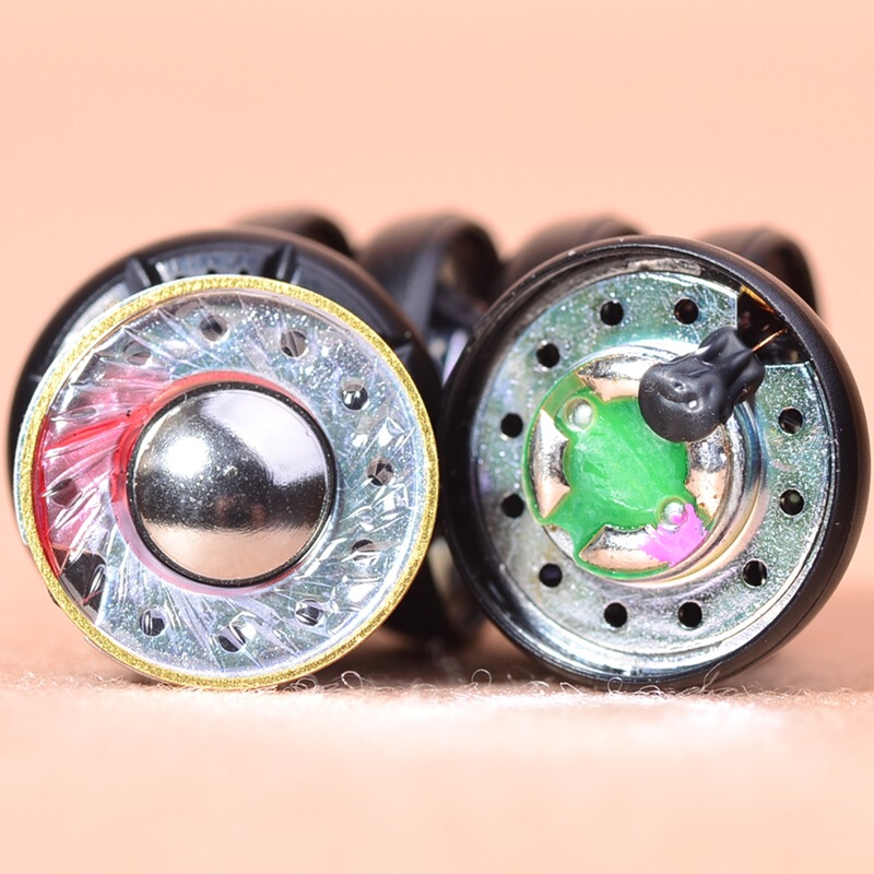 Headset DIY material ear shell accessories new Fengda MX500 unit 15.4mm semi-titanium film bass vocal Horn