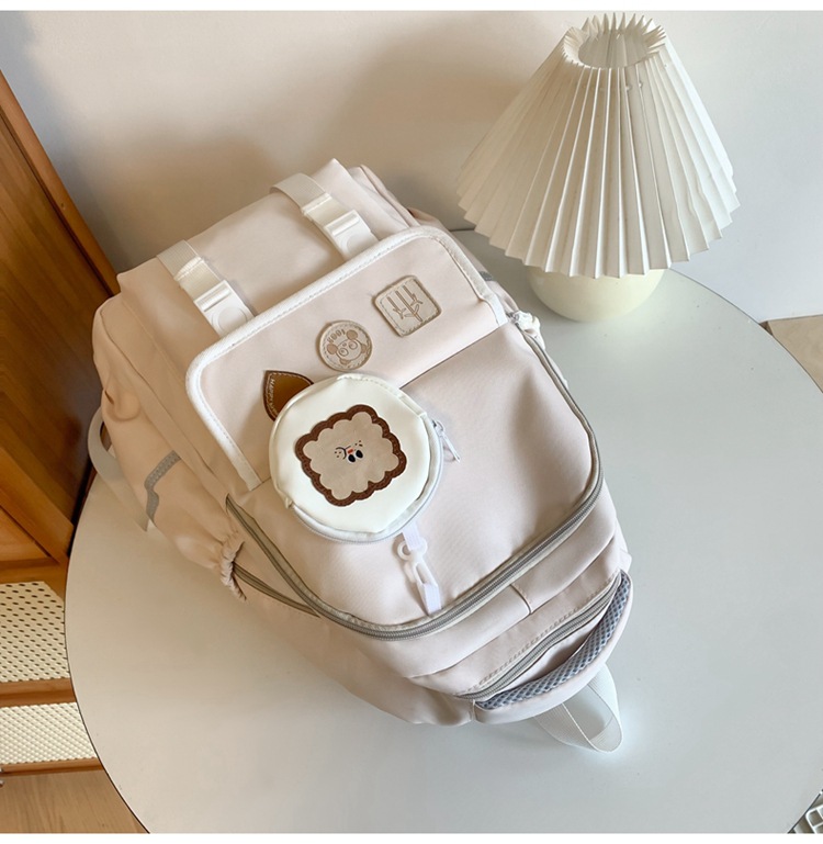 Kids Backpacks New Junior High School High School School Pink Girl Junior High School High School Student Backpack_voghion.com