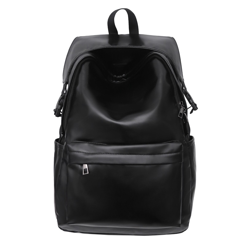 Trendy New Backpack Forest Style Vintage Feel PU Soft Leather Work Large Capacity Couple Casual Student School Bag_voghion.com