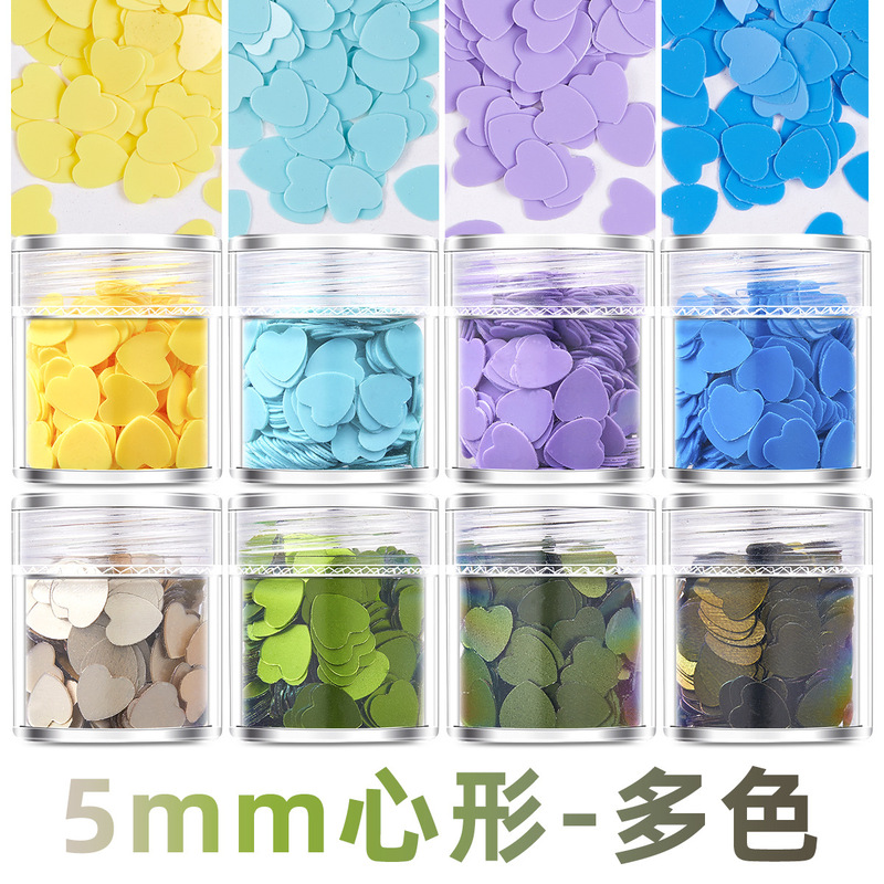 Mixed big love beads DIY flow hemp glue handicrafts mixed color nail jewelry decoration nail design batch Mixed big love beads DIY flow hemp glue handicrafts mixed color nail jewelry decoration nail design batch