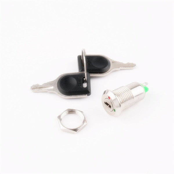 Electronic rotating switch key with key