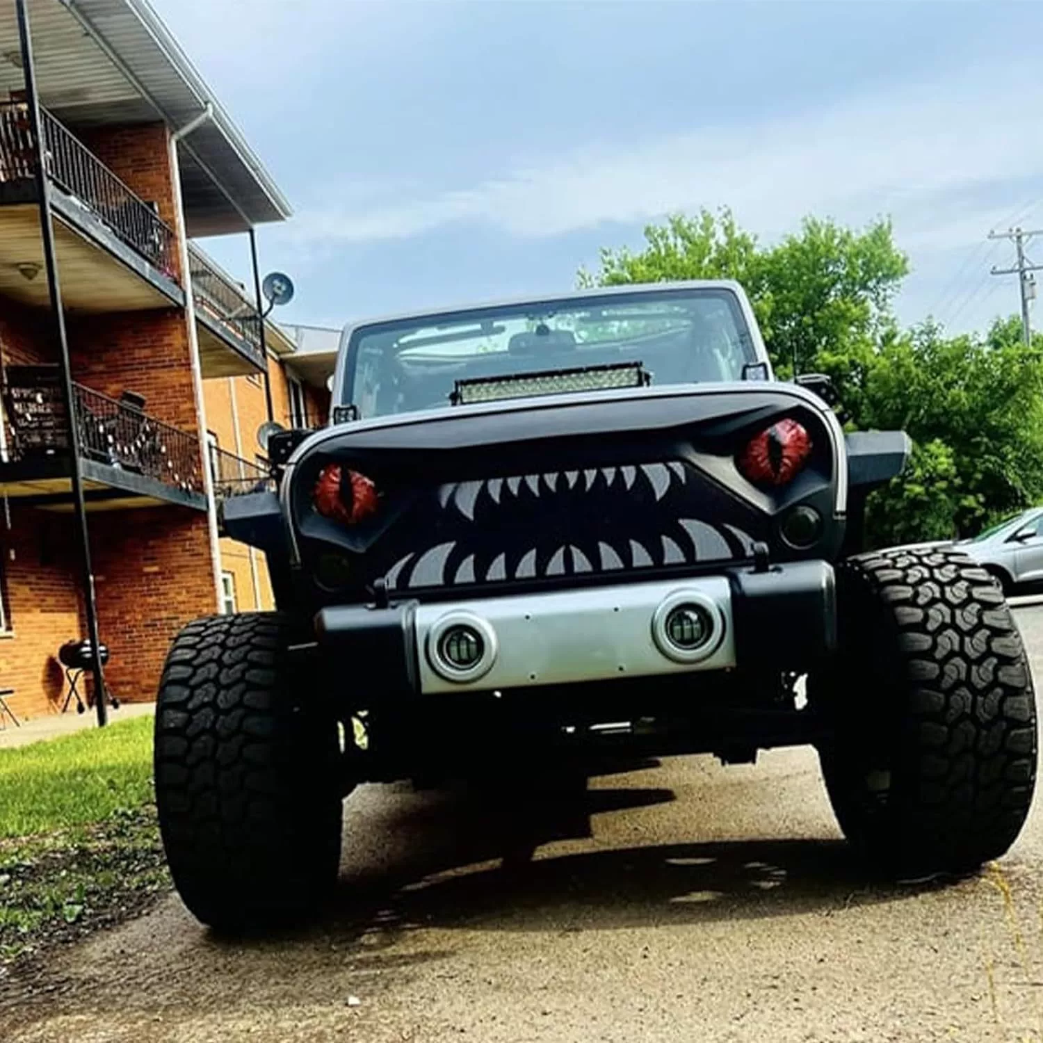 Популярные BeastEyesHeadlightDecals — наклейки с глазами зверя, наклейки на глаза для Wrangler, наклейки для фар в северном стиле