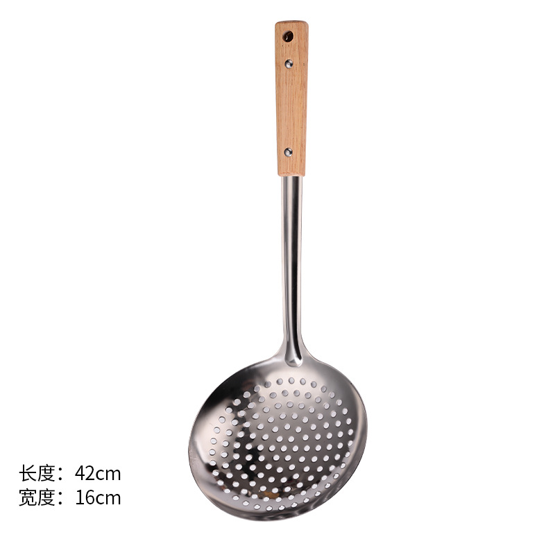 2핀 원목 손잡이 소쿠리(16cm)