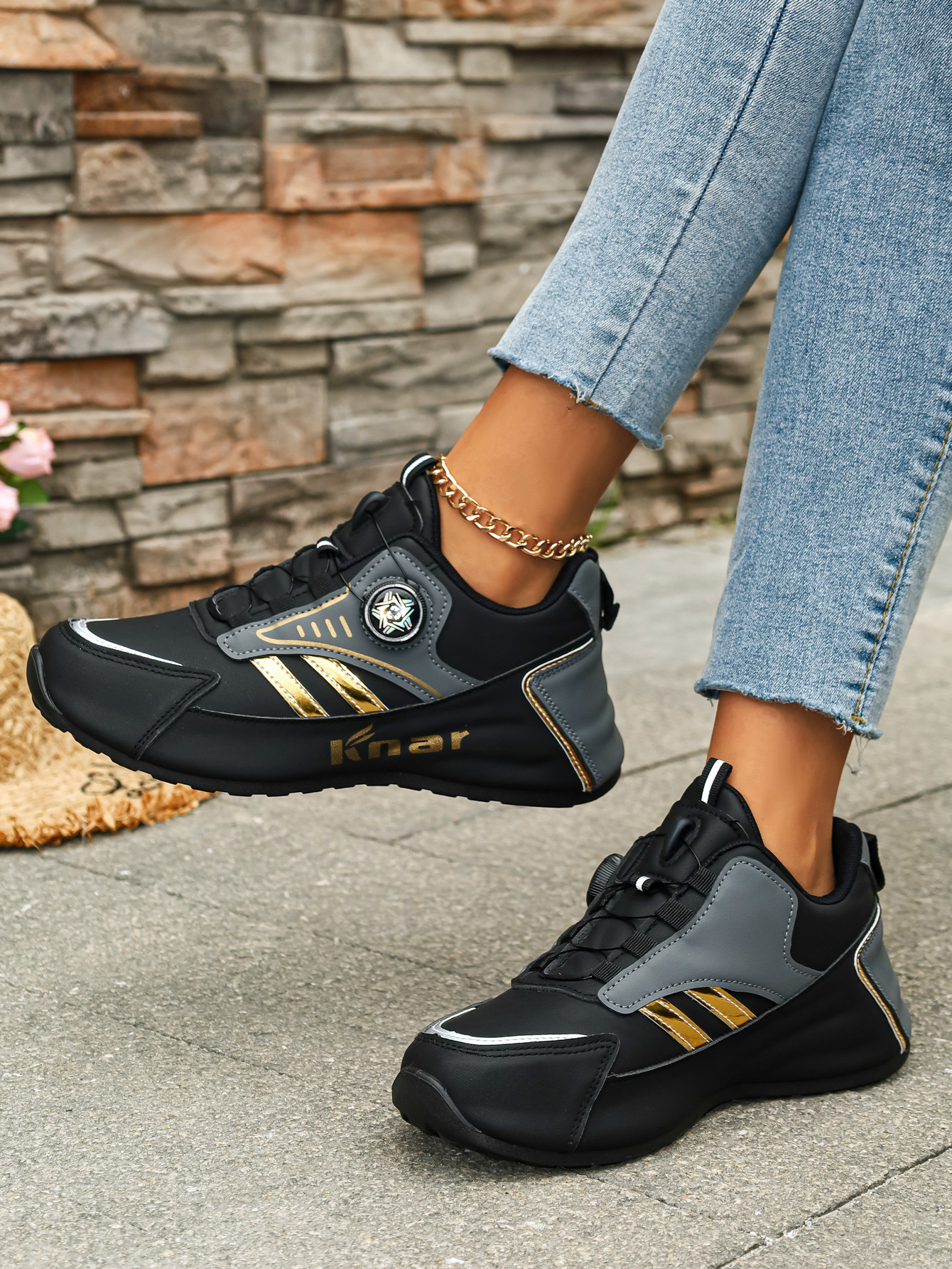 Plu-ize Women' Neaker, Fahionable Caual Low-top Outdoor Kateboard Hoe_vogvips.com