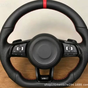 Suitable for factory-direct supply of cross-border steering wheels, flat-bottomed and perforated, compatible with the pure frame of the Golf and Magotan