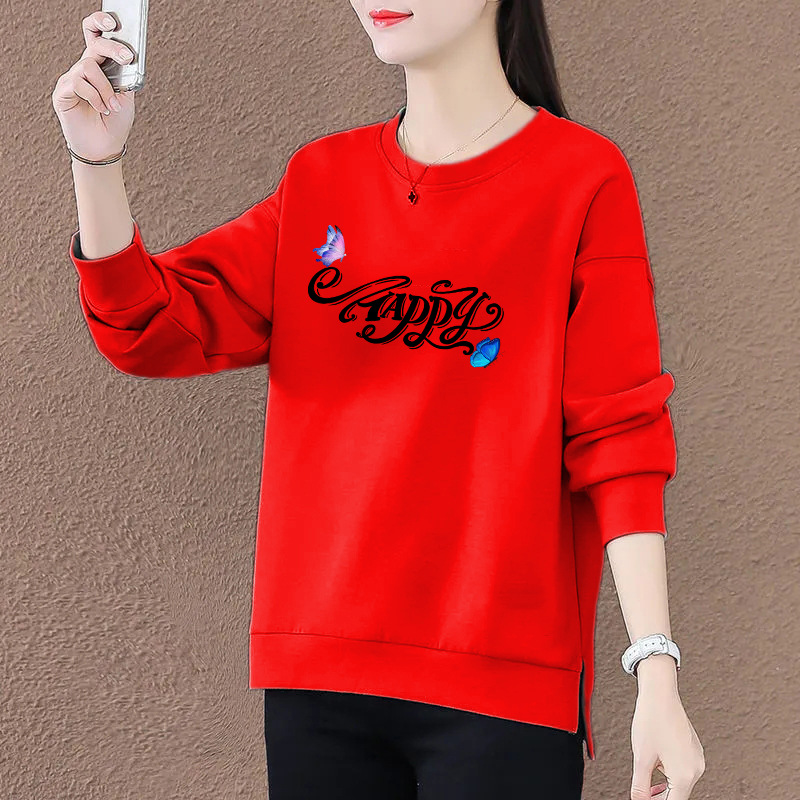 Cotton autumn sweatshirt