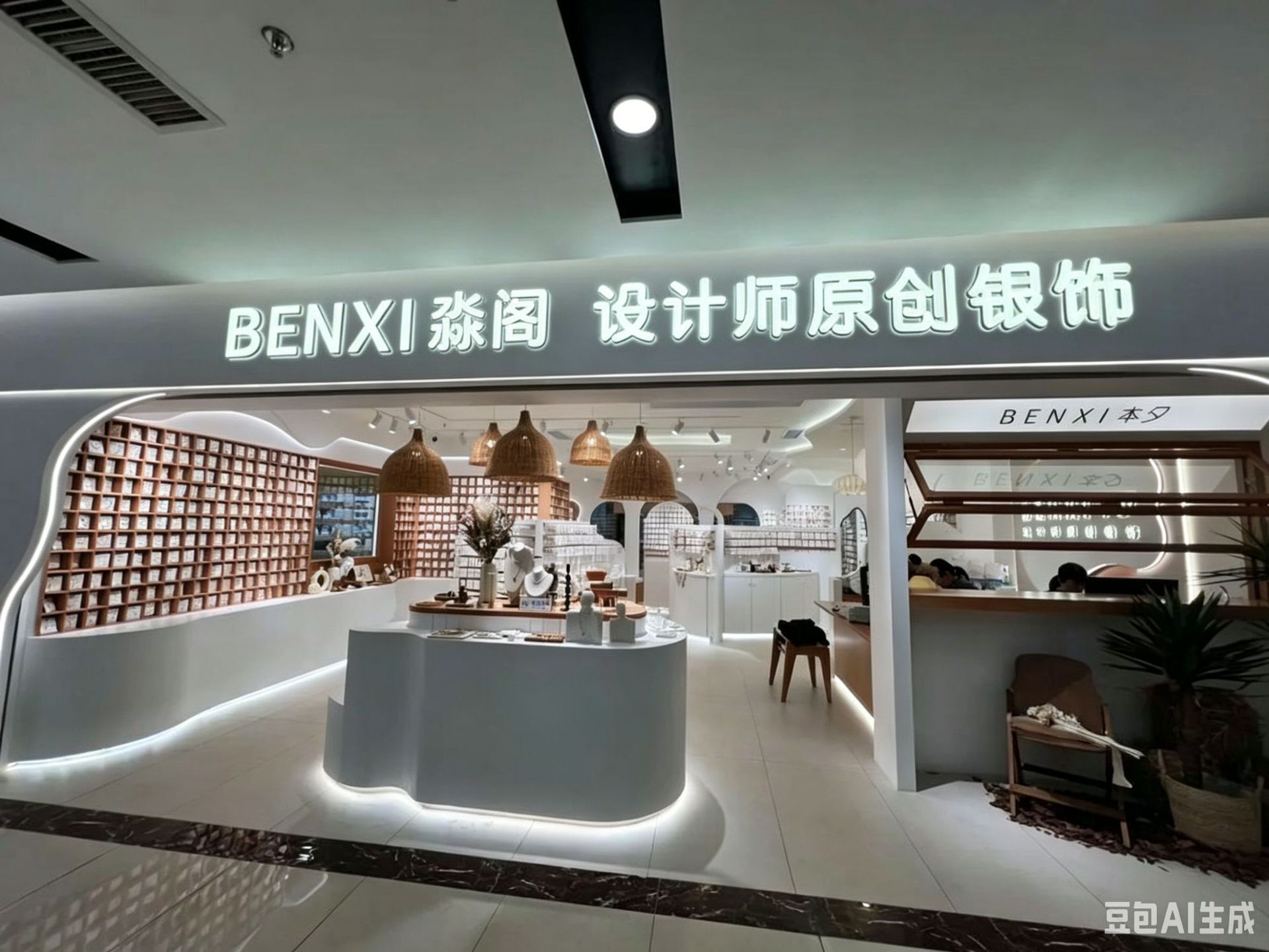 S925纯银莫桑石项链女简约轻奢经典四爪吊坠锁骨链饰品直播爆款