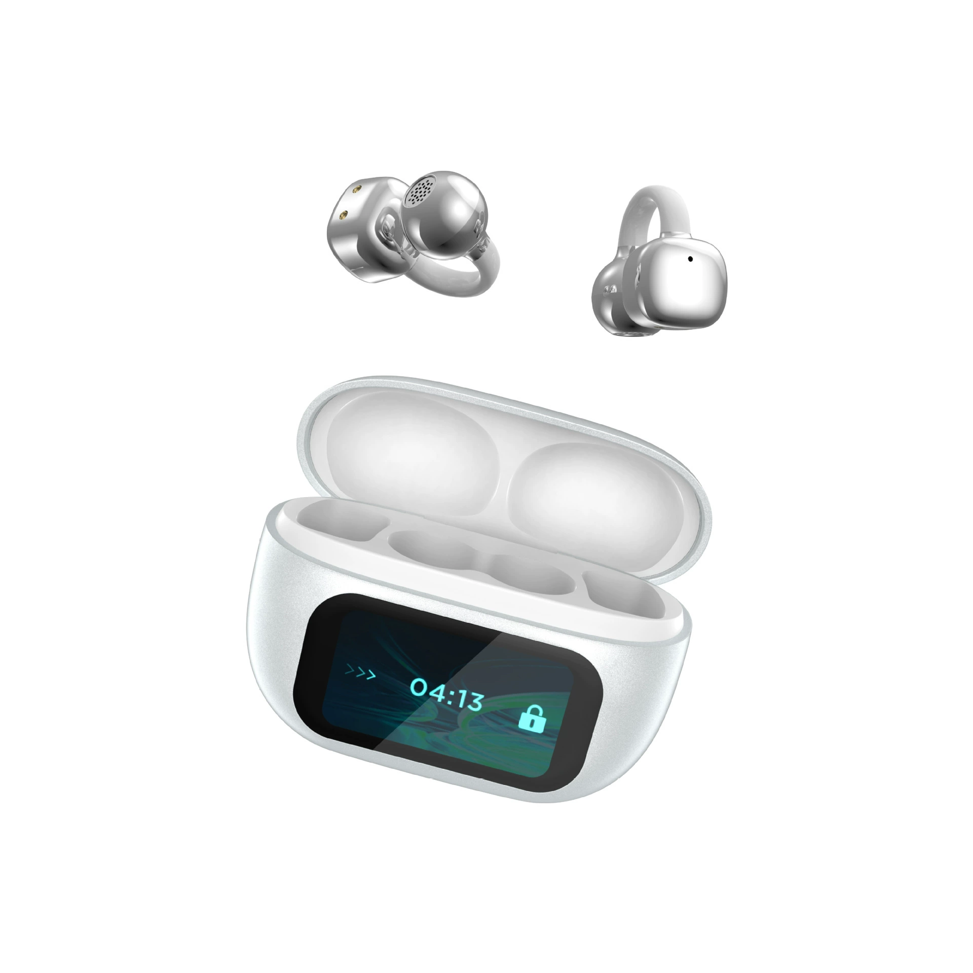 Клипсы-уши, умные наушники, G08, сенсорный экран, Bluetooth