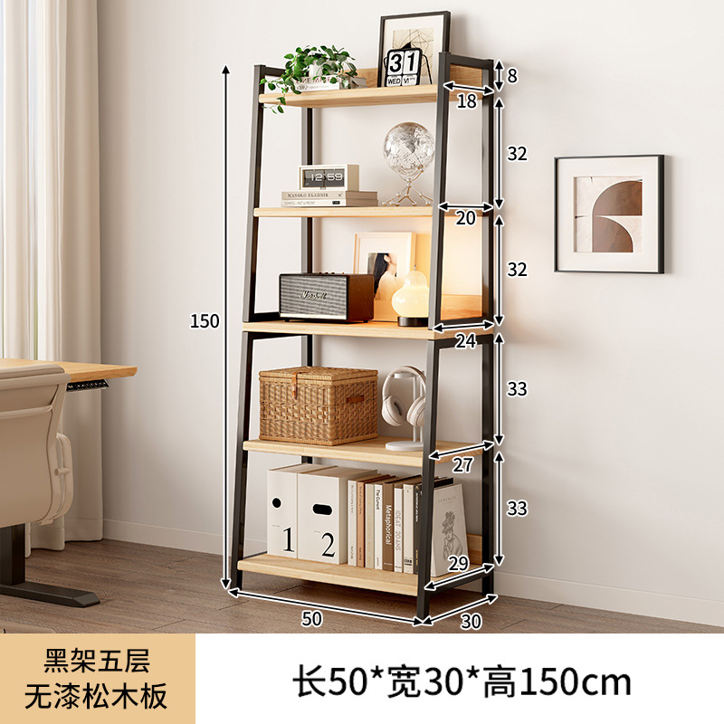 Estante trapezoidal de piso a techo con puerta de gabinete, dormitorio de madera maciza, esquina de la cabecera de la cama, estante de exhibición de la sala de estar, pequeño armario de almacenamiento