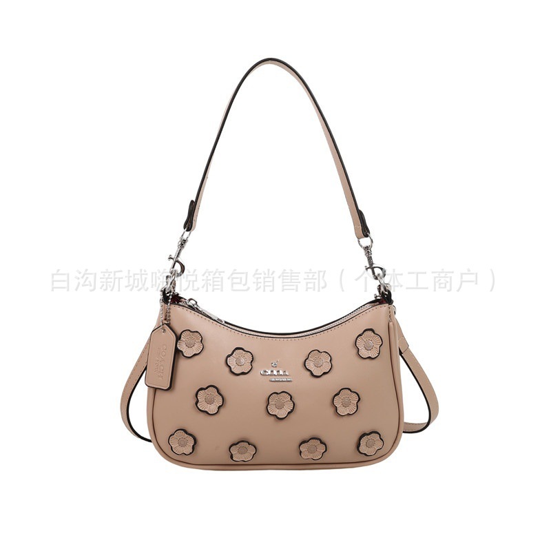 包包2025年新款跨境简约腋下包女新款链条休闲百搭斜挎包小花bags|undefined