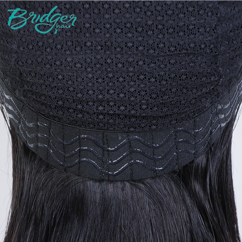 Peruca bob cabelo humano glueless preta natural estilo curto_voghion.com