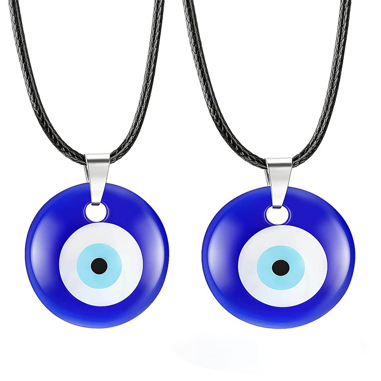 Fashion Devil's Eye Glass Unisex Pendant Necklace 1 Piece display picture 3