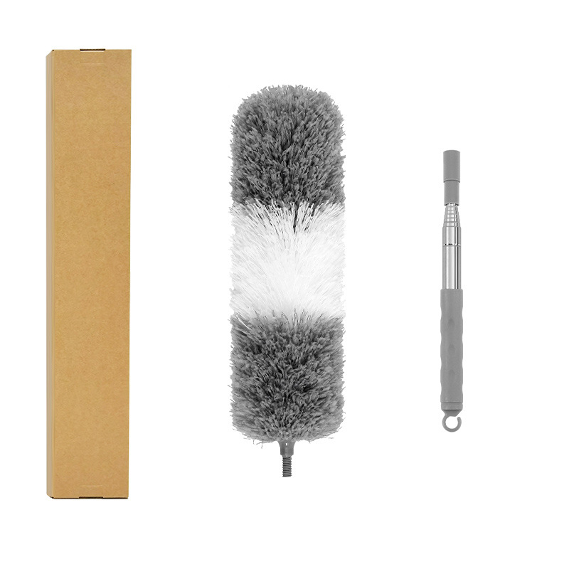 1 미터 기둥 + 회색 먼지 머리 + 종이 상자