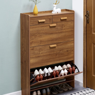 Shoe Cabinet 17cm Economical Household Doorway Multi-Functional Simple Modern Storage Cabinet Narrow Tipping Bucket Small Shoe Rack