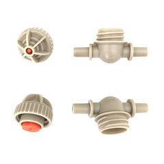 6mm雙平口防滴器 園藝灌溉防滴器 防漏開關 灌溉接噴頭防滴控制器