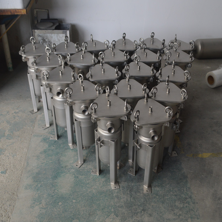 厂家包邮不锈钢304水处理 小流量  试验室单袋式过滤器