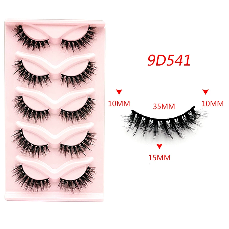 False Eyelashes Cat-Eye 3D, European Style, Assorted Styles (Multiple Specifications)