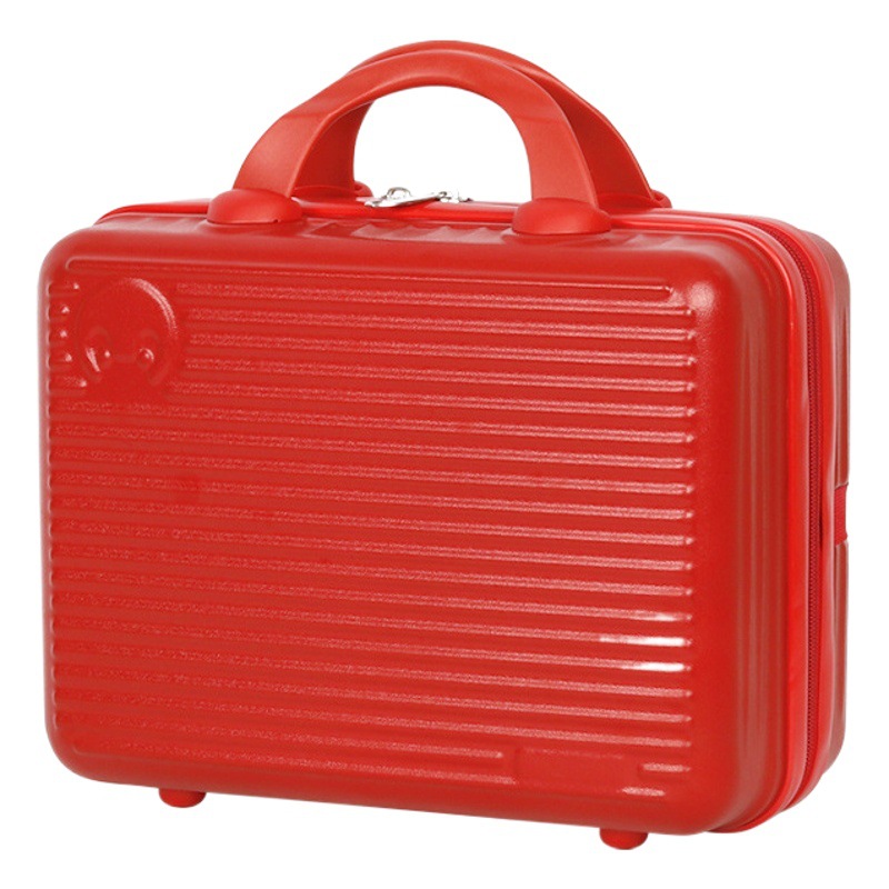 Fábrica directa de 14 pulgadas caja de maquillaje con regalo de mano caja de regalo de boda reunión anual caja de embalaje maleta al por mayor