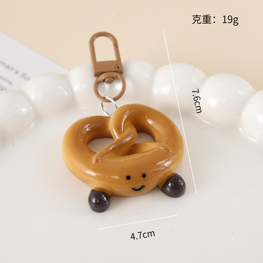 귀여운 모형 빵 키링/알칼리수 매듭빵