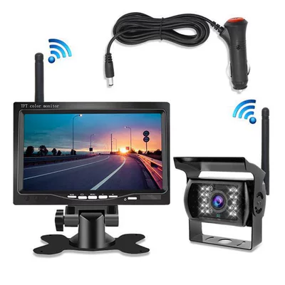 7inch Wireless Car Reversing Display Rear View System Bus Bus Truck Universal Camera Monitoring (Vehicle camera)