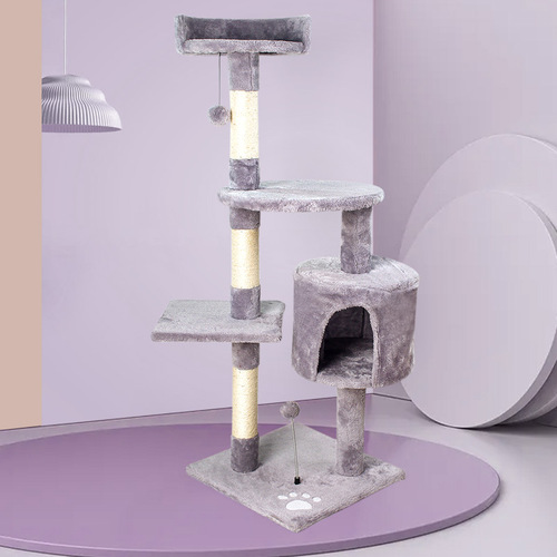 Cat climbing frame integrated cat nest cat tree cat shelf sisal jumping platform cat toys Amazon foreign trade custom wholesale