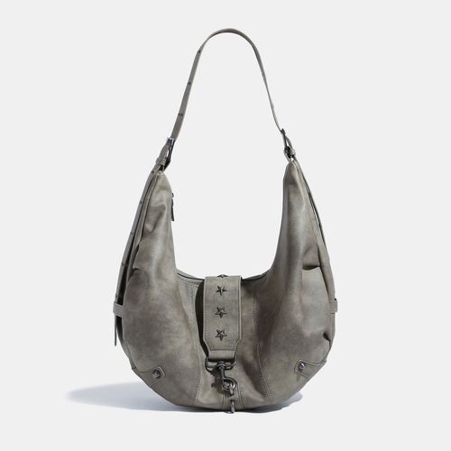 Dune Wasteland Thousand Gold Retro Old Tote Bag Women's 2024 New Large Capacity Commuting Rivets Single Shoulder Underarm Bag