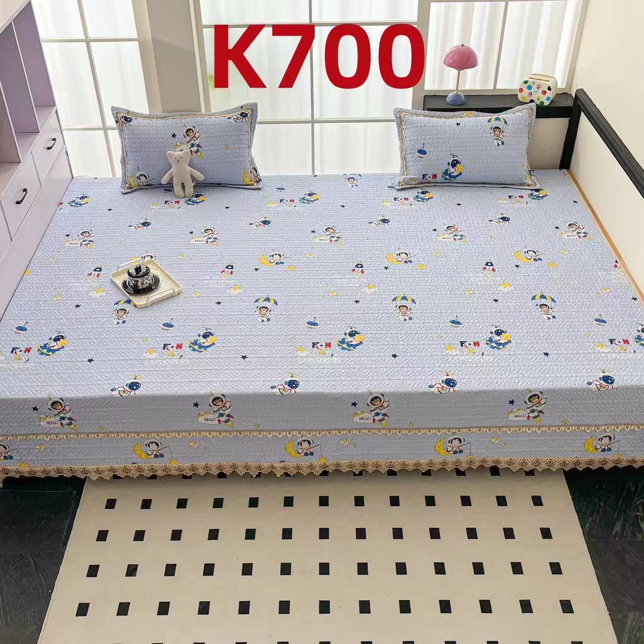 New Pure Cotton Quilted Quilted Non-Slip Tatami Kang Mattress Mattress Fitted Sheet Bed Cover Manufacturer Wholesale