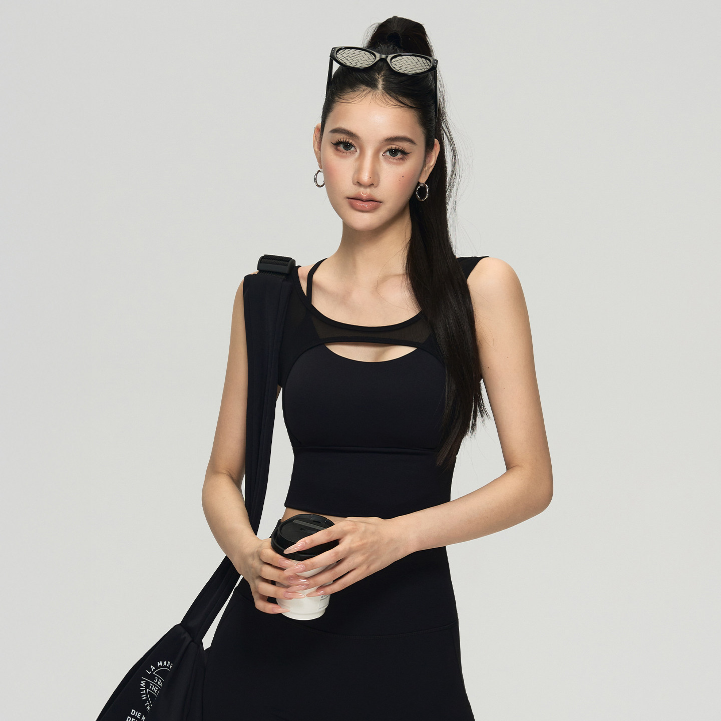Black (beautiful back) / S【suitable for 37.5-47.5kg】