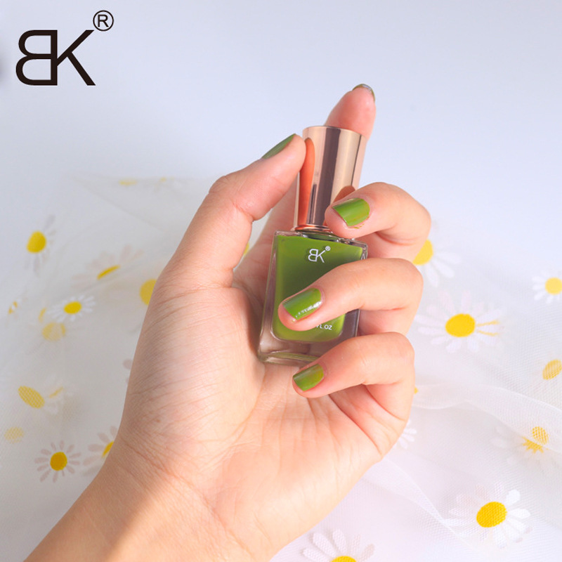 Bk Summer 36-Color Fashion Oil-Based Nail Polish, Non-Peelable, Long-Lasting, Not Easy to Fade, Brightening Effect, Wholesale, Non-Fading