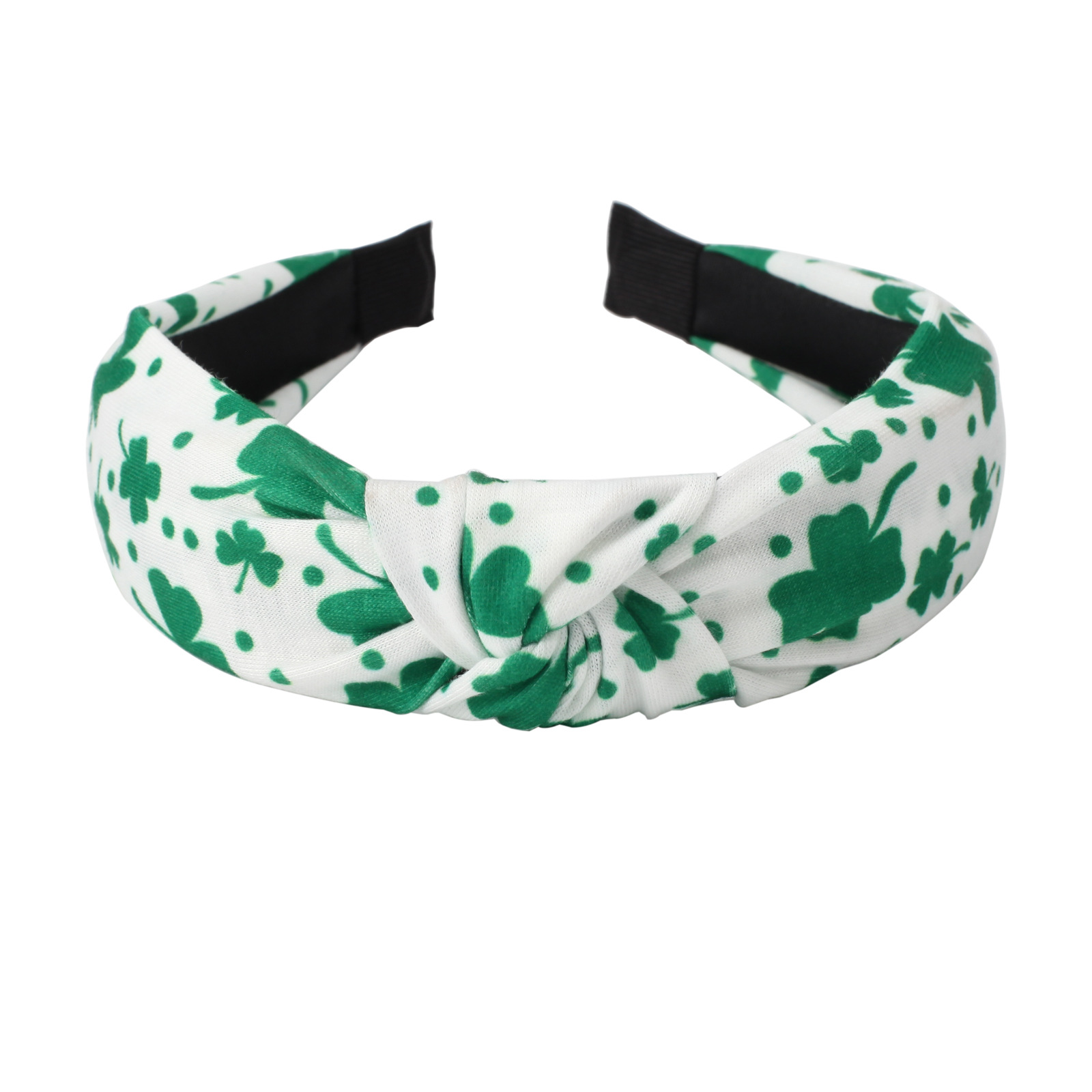 134g Weight Hair Band Hair Accessories Type 1 Piece Quantity Party, Festival Occasion St. Patrick Festival Shamrock Pattern All Seasons Season Women's Gender Classic Style Style Green Color Classic Style Women's Shamrock Cloth Hair Band 5