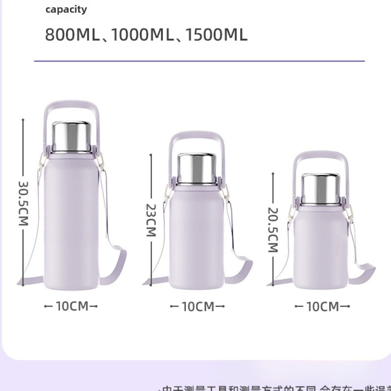 Capacious glass stainless steel, handheld teapot