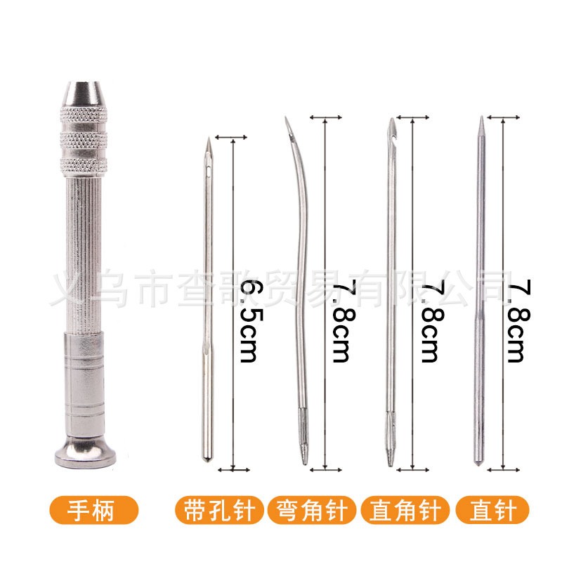 Gancho de reparación de zapatos de punzón multifuncional gancho de reparación de zapatos gancho de cono único crochet Reparación de zapatos en línea herramienta de encuadernación de línea