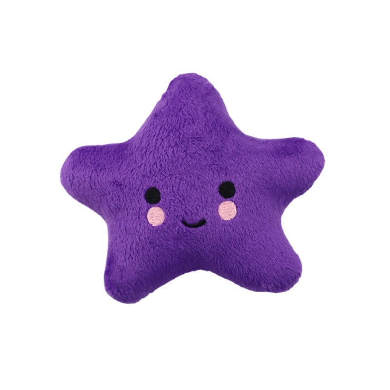 보라색 다섯개 별