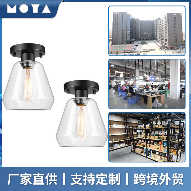 Small Ceiling Lamp American Aisle Corridor Lamp Cafe Bar Cross-Border Amazon Wayfair Shopee Ceiling Lamp