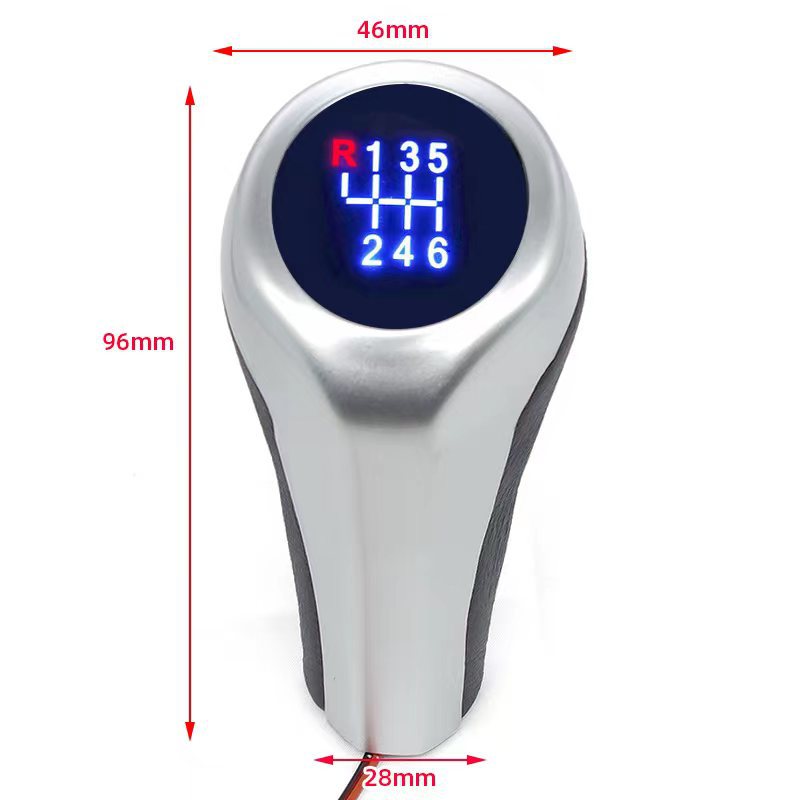Suitable for BMW with light shift lever gear head E46E36E90 shift gear lever gear lever handball accessories