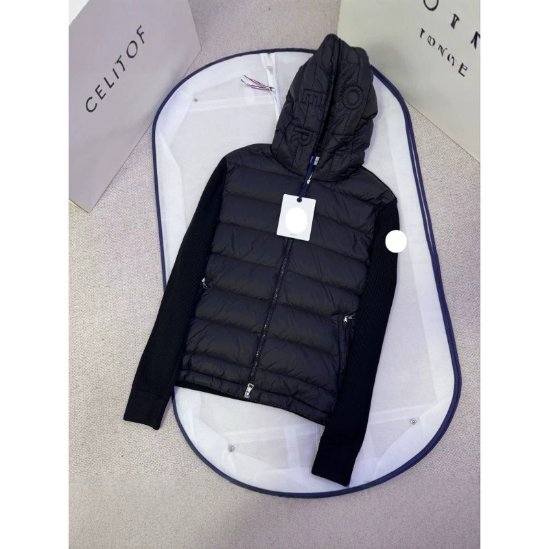 Cross-Border Mengjia Knitted Patchwork down Jacket White Duck down Warm Slim-Fit Men's Coat Winter Style Dropshipping Cross-Border Mengjia Knitted Patchwork down Jacket White Duck down Warm Slim-Fit Men's Coat Winter Style Dropshipping