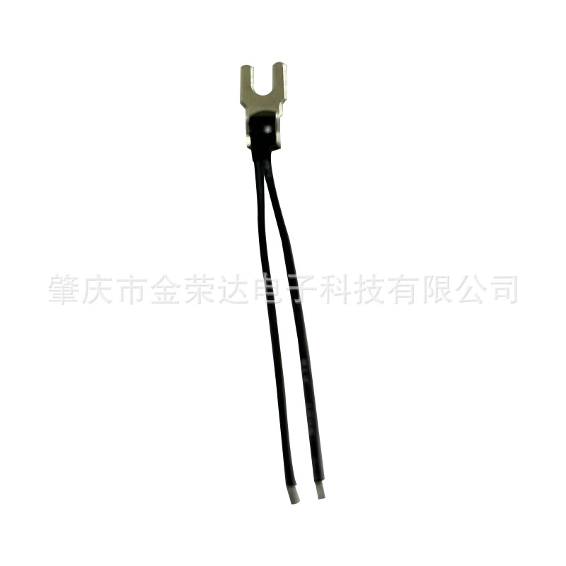 U-shaped wiring ring temperature sensor wire 26#3135 black 50MM resistance 10K 3950±1%