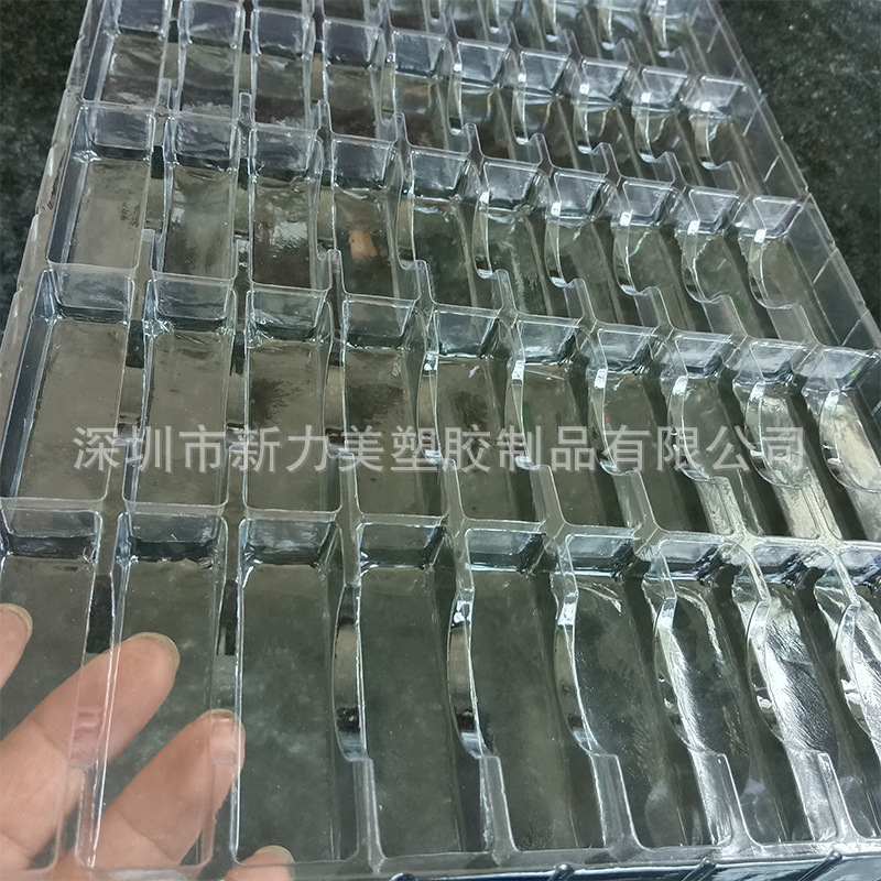 50格透明ブリスターパレット角型格子ブリスターボックス工場ブリスターパック内のプラスチック回転ボックス|undefined