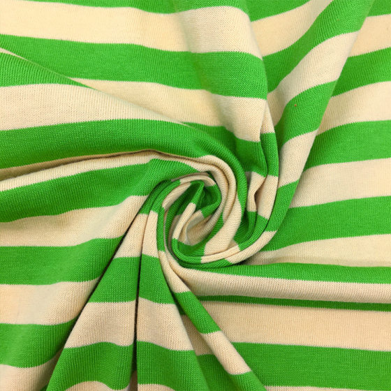 32s striped cotton Tianshu cotton yarn-dyed fabric cotton striped t-shirt jersey fashion brand striped short sleeve fabric