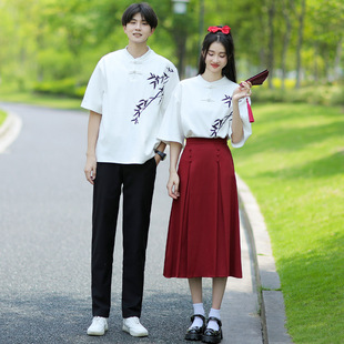 Recitation Chorus Performance Clothing Primary School Students Junior High School Students High School Sports Meeting Graduation Class Uniform School Uniform suit College Style