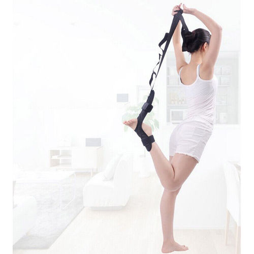 Yoga stretching band, segmented adjustable assistive leg stretching band for rehabilitation training, leg and foot stretching band, corrective band