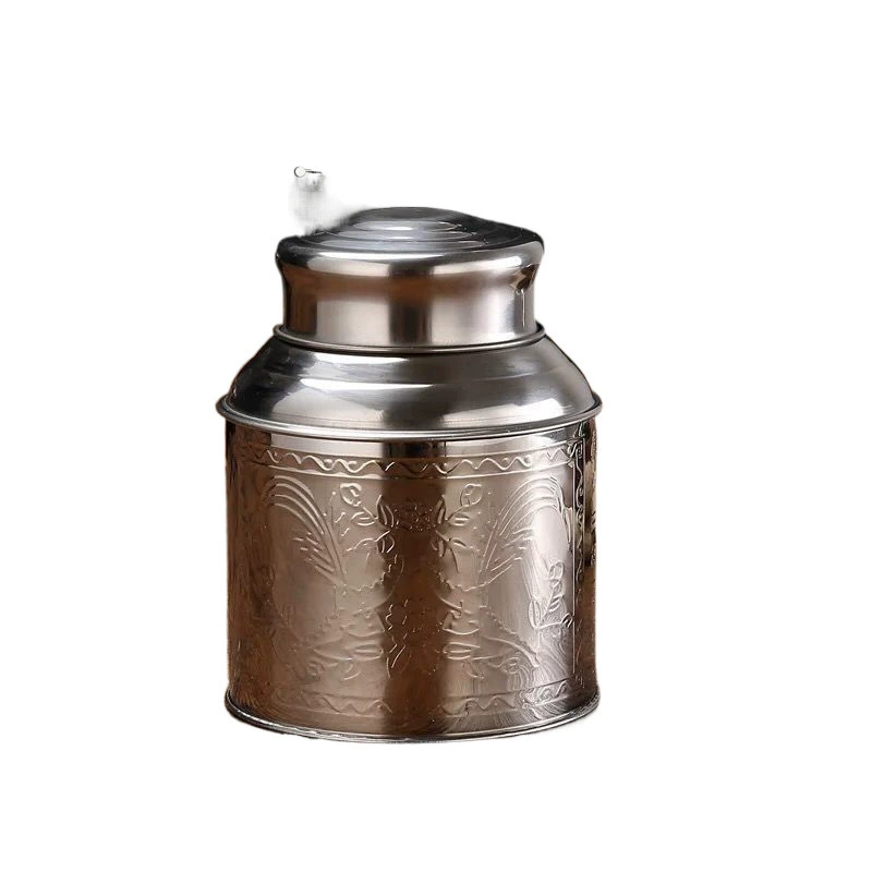 Tea stainless steel, metal storage box