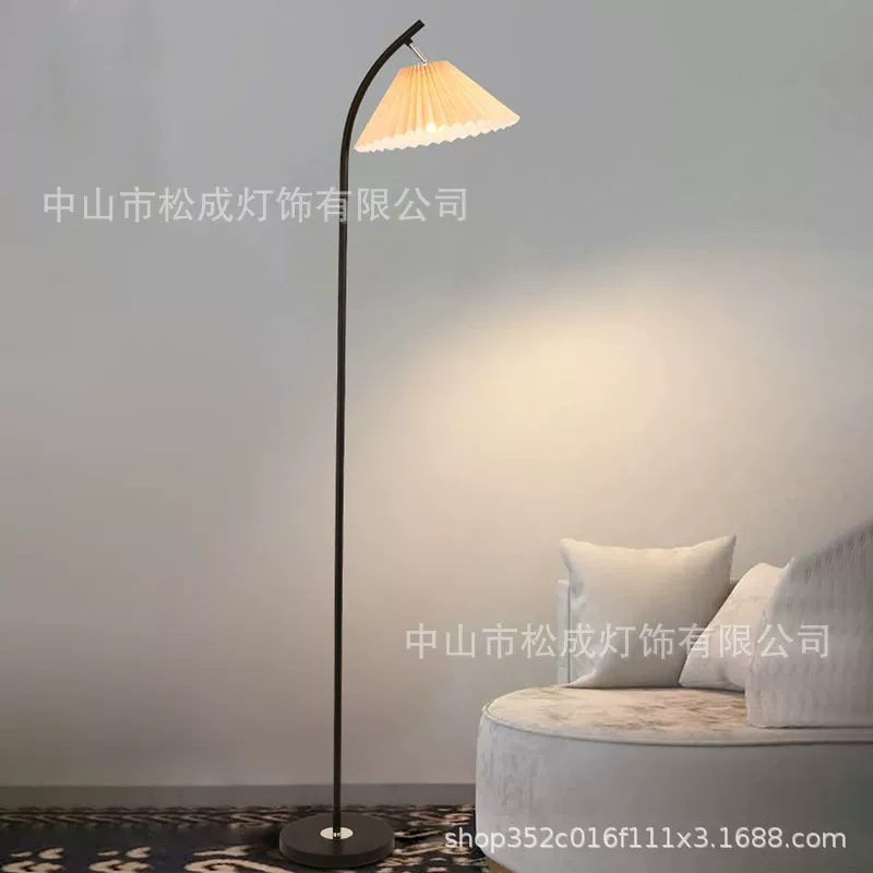 Floor lamp — modern minimal lantern, eye‑protection diffused light, adjustable color/brightness