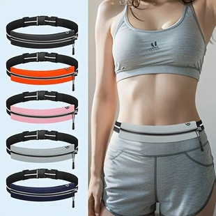 Running mobile phone bag mobile phone bag outdoor equipment invisible belt men's and women's sports waist bag fitness sports bag
