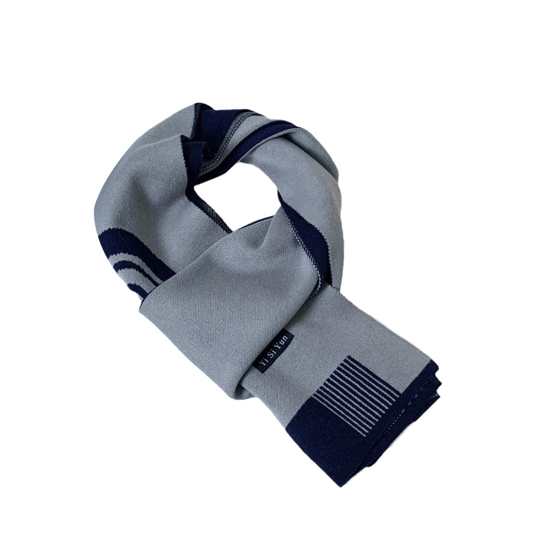 Nuevo bufandas de invierno caliente imitación de cachemira bufandas de cuello coreana cuello de cuadrilátero de punto amplio chal